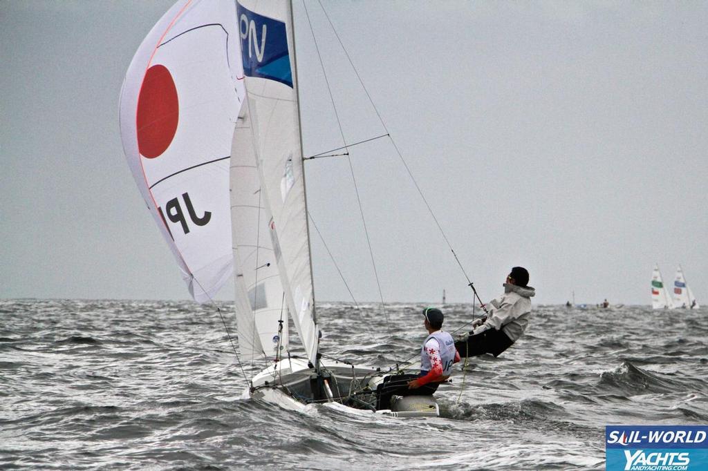 Japan 470 tune up before Race 1 © Richard Gladwell www.photosport.co.nz